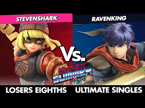 Hitpoint Summer: August LOSERS TOP 8 - stevenshark (Min Min) Vs. Ravenking (Ike) SSBU