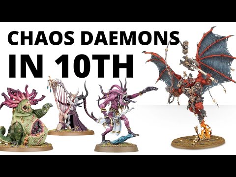 Chaos Daemons in Warhammer 40K 10th Edition - Full Index Rules Review + Datasheets