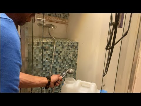 250th. Shower finally working on the Narrowboat