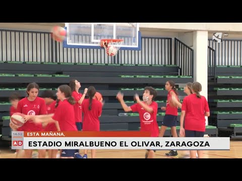 Las promesas del baloncesto se forman en las instalaciones de El Olivar