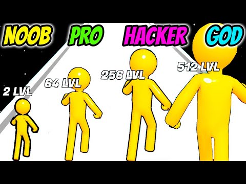 NOOB vs PRO vs HACKER vs GOD - Scale Man