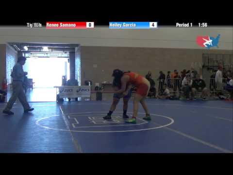 FILA Junior 72 kg / 158.5 lbs. - Renee Samano vs. Heiley Garcia