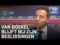 Van Boekel legt uit: ‘Het is heel ongelukkig, dus doorspelen’ | EREDIVISIE INTERVIEWS