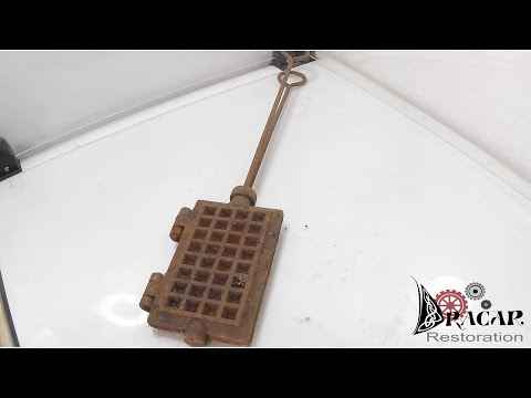 Restoration of rusty waffle maker