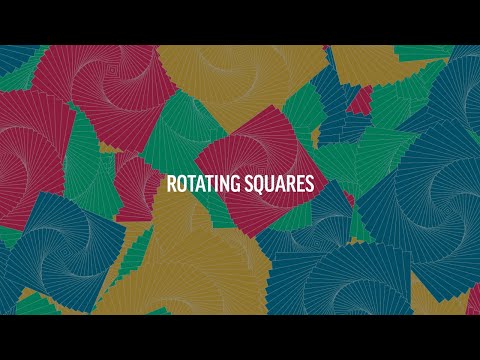 Processing Java Sketch Rotating Squares