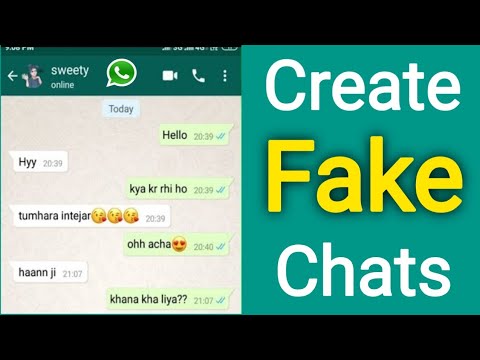 How to Create Fake WhatsApp Chat | How to Make Fake WhatsApp Conversation