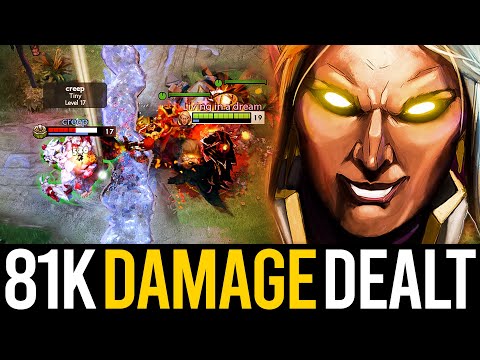 EPIC CATACLYSM COMBO!! Invoker's 81K Damage Dealt vs Tiny Mid | Dota 2 Invoker