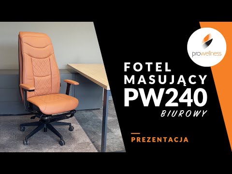 Biurowy fotel masujący Pro-Wellness PW240 - Prezentacja i funkcje