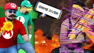 SUPER SMASH BROS ULTIMATE MOD IN REAL LIFE | LUIGI and MARIO SSB FINAL SMASH NEW CHALLENGER