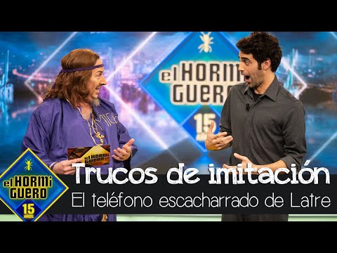 La clave de Carlos Latre para conseguir la imitación perfecta de Miguel Bosé - El Hormiguero