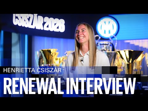 HENRIETTA CSISZÁR | EXCLUSIVE INTER TV RENEWAL INTERVIEW | #Csiszar2026 #InterWomen ⚫🔵