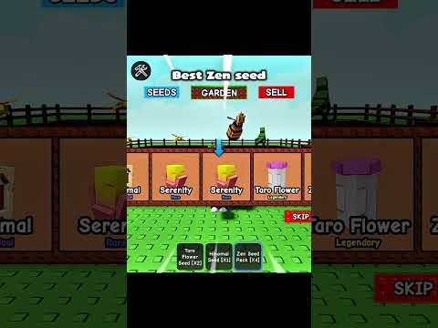 Omg best zen seed in grow a garden 😍 #roblox #robloxedit