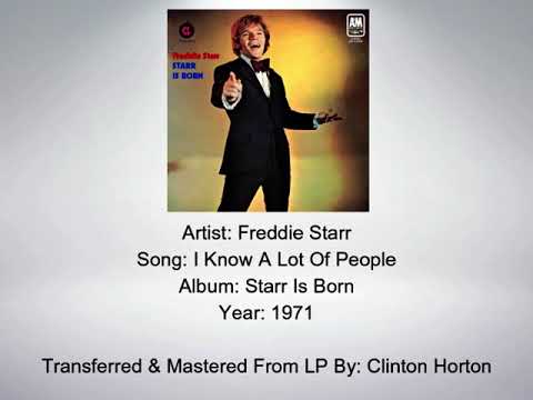 20.Freddie Starr - I Know A Lot Of People (1971)