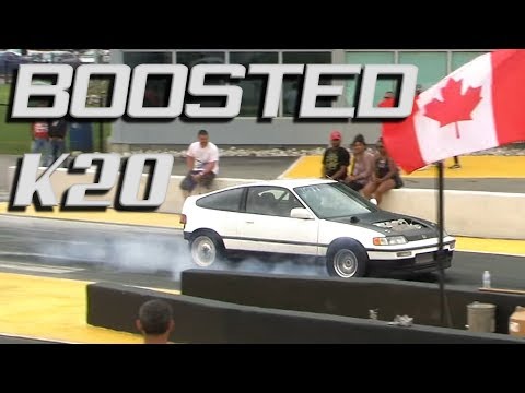 TURBO K20 Honda CRX vs Dodge Hellcat