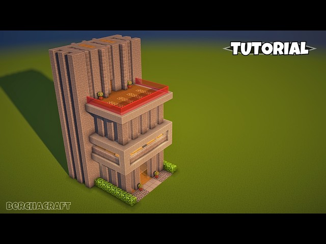 Minecaft: Modern House | City Build (+Tutorial, +DL)🏡51 Minecraft Map
