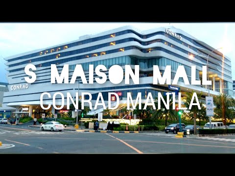 LUXURY MALL S MAISON AT CONRAD HOTEL MANILA | WALK TOUR | PASAY CITY, PHILIPPINES
