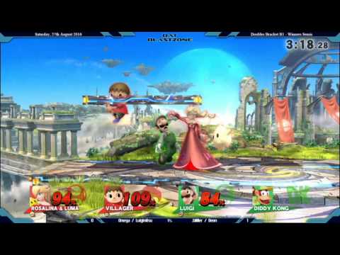 Dat Blastzone 14 - Doubles Bracket B1 - Winners Quarters- Omega + Luigimitsu vs J.Miller + Deon.