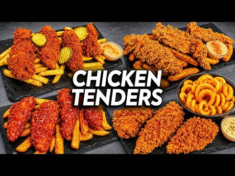 4 Crispy CHICKEN TENDER Recipes You MUST TRY!