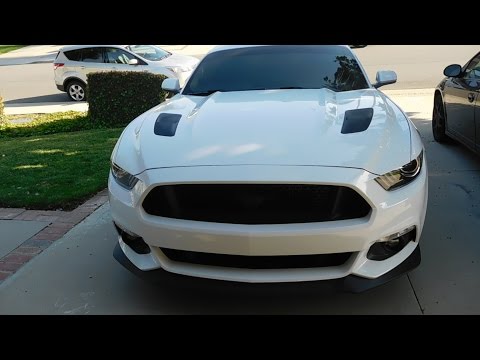 Dupli-Color CustomWrap on a 2015 Mustang GT (Hood Vents)