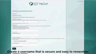 How to sign up for OMC MyChart with an activation code from your home computer
