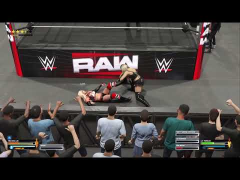 WWE 2K25 MELISSA LEE/W AMAYA VS LIV MORGAN/W JUDGEMENT DAY|RAW