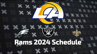 Rams 2024-2025 Schedule Release! (All Opponents for NEXT SEASON)