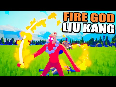 Fire God Liu Kang vs EVERY FACTION - TABS MODS GAMEPLAY