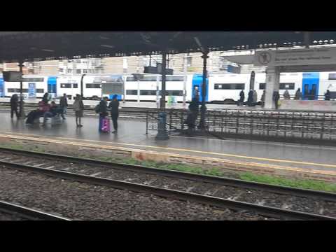 Transiti Intercity e Leonardo Express con strombazzate di saluto del macchinista E402B!