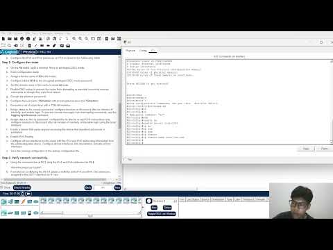 14.3.5 Packet Tracer - Basic Router Configuration Review