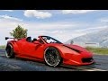 Ferrari 458 Italia Spider (LibertyWalk) для GTA 5 видео 6