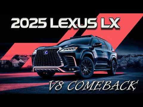 2025 Lexus LX 600 Reverts to V8 as Faulty V6 Engines Lead to Massive Recall of 100,000+ Units