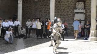 preview picture of video 'Esgrima Antigua en el Castillo Manzanares El Real'