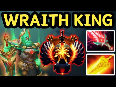 🔥 THE MOST BROKEN OFFLANE HERO — WRAITH KING 🔥 DOTA 2