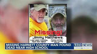 Missing Harnett County man found dead near high school