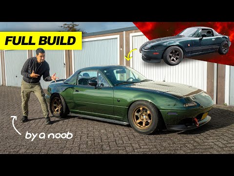 Abandoned Miata Full Restoration for under $500 - Full Build