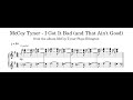 McCoy Tyner - I Got It Bad (and That Ain't Good) - Piano Transcription (Sheet Music in Description)