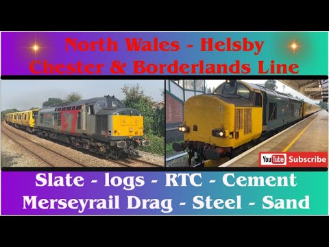 This weeks Freight Trains, Merseyrail Drag & RTC @Chester, Helsby, North Wales, Borderlands Line