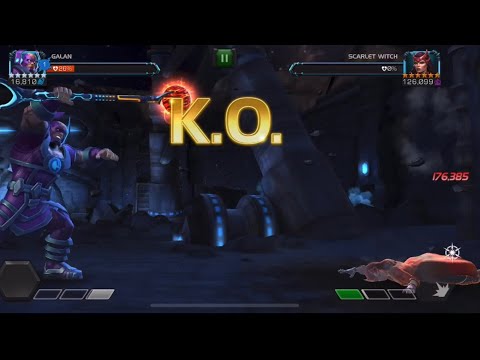 Galan soloes Act 8.2.1 Scarlet Witch boss