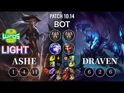 JAG Light Ashe vs Draven Bot - KR Patch 10.14