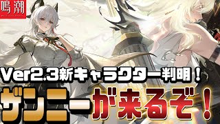 【鳴潮】トレンド１位！？Ver2.3の回折属性で手甲の新キャラ『ザンニー』参戦！性能を少し考察します！【やばい】