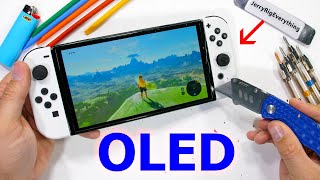 Is the new OLED Nintendo Switch Durability Test - made from METAL?