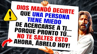 DIOS MANDÓ DECIRTE QUE UNA PERSONA TIENE MIEDO DE ACERCARSE A TI PORQUE EN BREVE TÚ...
