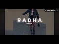 Radha SOTY Speed Up Audio