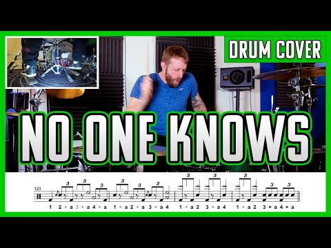 No One Knows - Drum Cover + Notation