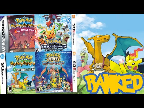 Ranking EVERY Pokemon Mystery Dungeon Game From WORST TO BEST (Top 4 Games Reviewed)