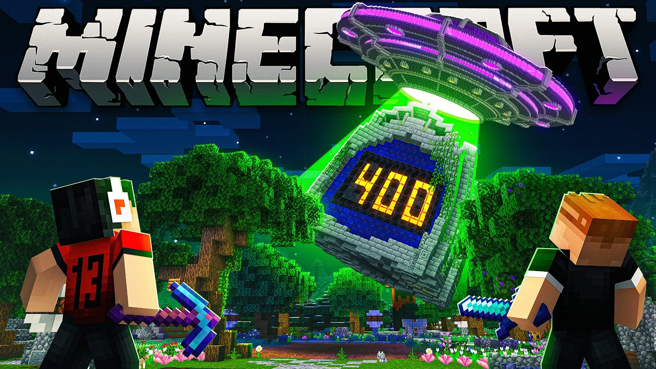 O Episódio 400 foi abduzido - Minecraft Em busca da casa automática #