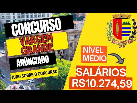 Concurso Prefeitura de Vargem Grande do Sul SP 2026: Cadastro Reserva para Diversos Cargos