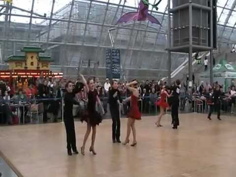 Fabian Glatz und Nikola Matthies-Schubert. Junior I D. Jive. Leipzig 17.02.2013