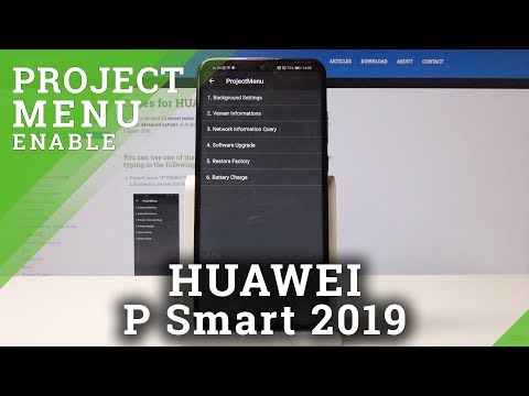 How to Enter Project Menu in HUAWEI P Smart 2019 - Advanced Options / Secret Mode