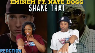 First Time Hearing Eminem ft. Nate Dogg - “Shake That” Reaction | Asia and BJ